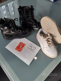 Lotti scarpe bambina da 32 a 35