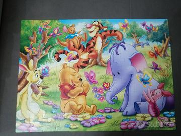 puzzle Disney "Winnie the Pooh", anche da colorare