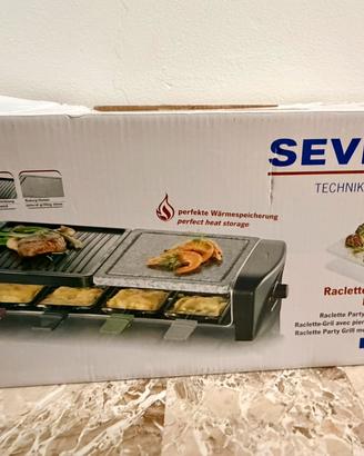 Raclette Severin RG 9645 con pietra ollare — NUOVA