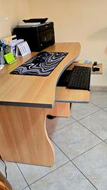 scrivania rovere chiaro