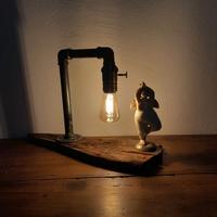 lampada rustica da tavolo 