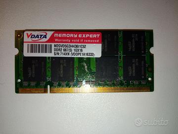 RAM  1GB VDATA DDR2 667 M2GVD5G3I4436I1C52