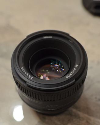nikon obiettivo nikkor af-s 50 mm f/1.8g