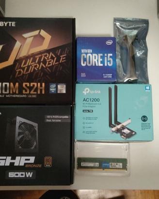 Kit upgrade CPU Ram PSU Mobo Bluetooth Wifi