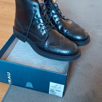 scarpe Frau stivaletti stringati uomo 44 nero