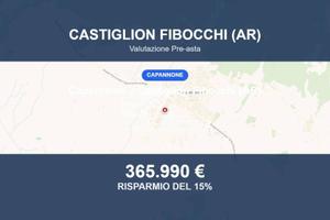 Immobile in asta di 1225 m² a Castiglion Fibocchi