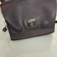 Borsa donna nero/grigio perla Hoy