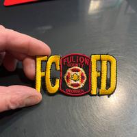 Militare patch vigili del fuoco americani