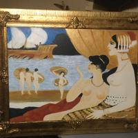 Copia d’arte ispirata a Salvatore Fiume "Odelische