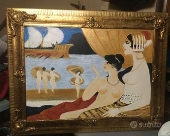 Copia d’arte ispirata a Salvatore Fiume "Odelische