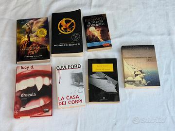 Stock 7 Libri Misti La ragazza di fuoco dracula ec