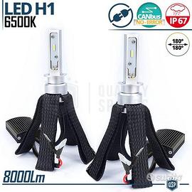 KIT FULL LED H1 6500K Lampadine Luci Auto 8000LM