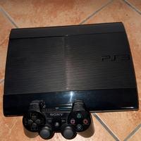 Ps3 Super Slim 12 GB + Scatola Originale +5 Giochi