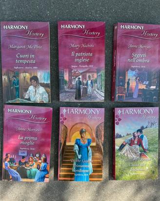Lott 6 Libri Harmony History Rosa Storici Harlequi