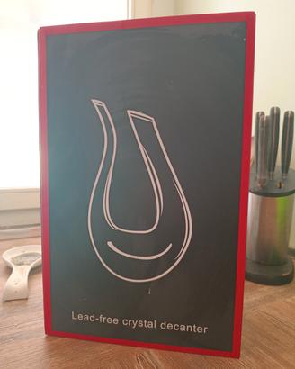 Decanter per vino trasparente da 1,5 litri