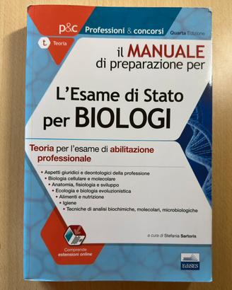 Manuale per l’esame di stato per biologi
