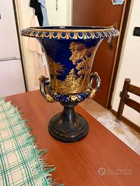 Vaso Antico In Ceramica Maiolica
