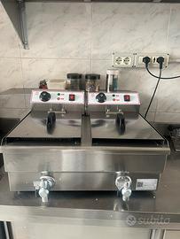 Friggitrice doppia 8+8