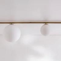 Lampadario con sfere - design - moderno)