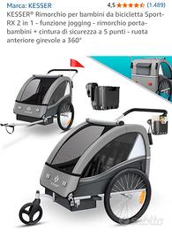 Rimorchio per bici/passeggino