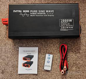 inverter datouboss 24v, 2000w, 2500wp