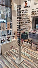 Espositore porta occhiali metallo base sicurezza