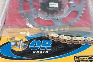 KIT CATENA CORONA PIGNONE REGINA BMW F650 F-ST 93