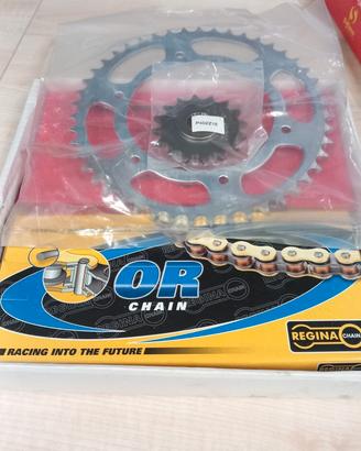 KIT CATENA CORONA PIGNONE REGINA BMW F650 F-ST 93