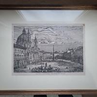 Coppia quadri stampe vintage