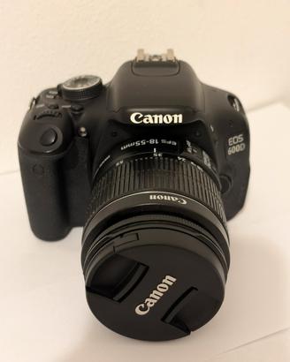 Canon EOS 600D + 18-55mm IS + accessori completi