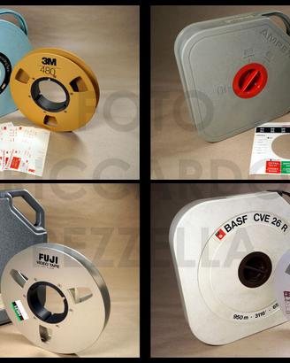 Bobine Video 1 Pollice Vintage Anni 80