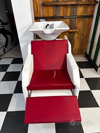 Sedia Lavatesta professionale