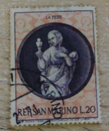 Francobolli San Marino 1979 Natale Sacra Famiglia