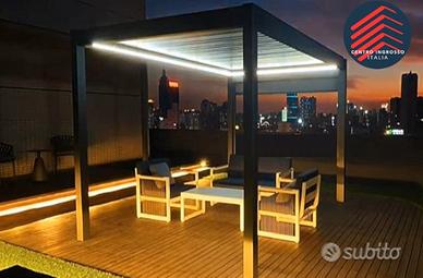 Pergole bioclimatiche 3x4 motorizzate led