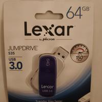 Chiavetta USB 3.0 60 Gb Lexar