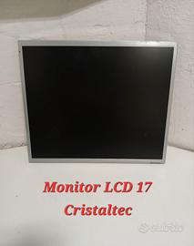 Monitor 17 pollici LCD Cristaltec