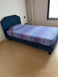 Letto singolo in tessuto