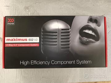 MOREL Maximus 602 V2 kit due vie NUOVI imballati