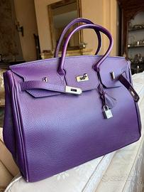Borsa in pelle mod. Birkin