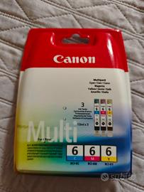 Cartucce Multipack Originali BCI 6C/6M/6Y