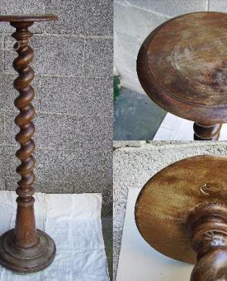 Colonna in legno a torciglione primi '900