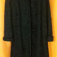 Cappotto/pelliccia nera vintage