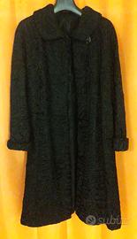 Cappotto/pelliccia nera vintage