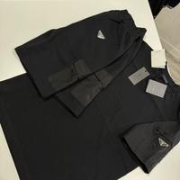 maglie e pantaloncini prada, moncler, casablanca