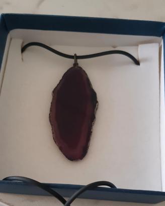 Collana con pietra 