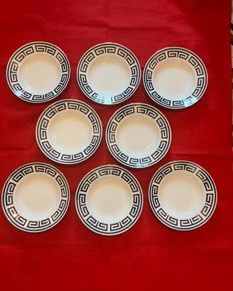 Ginori labirinto piatti fondi zaffiro Gio Ponti