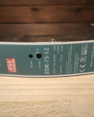 Alimentatore 12V Mean Well per quadro