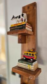 Libreria in legno pezzo unico