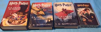 3 Libri+VHS Harry Potter (cap. II, III e IV) 1° ed