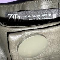 Leggings in pelle ZARA